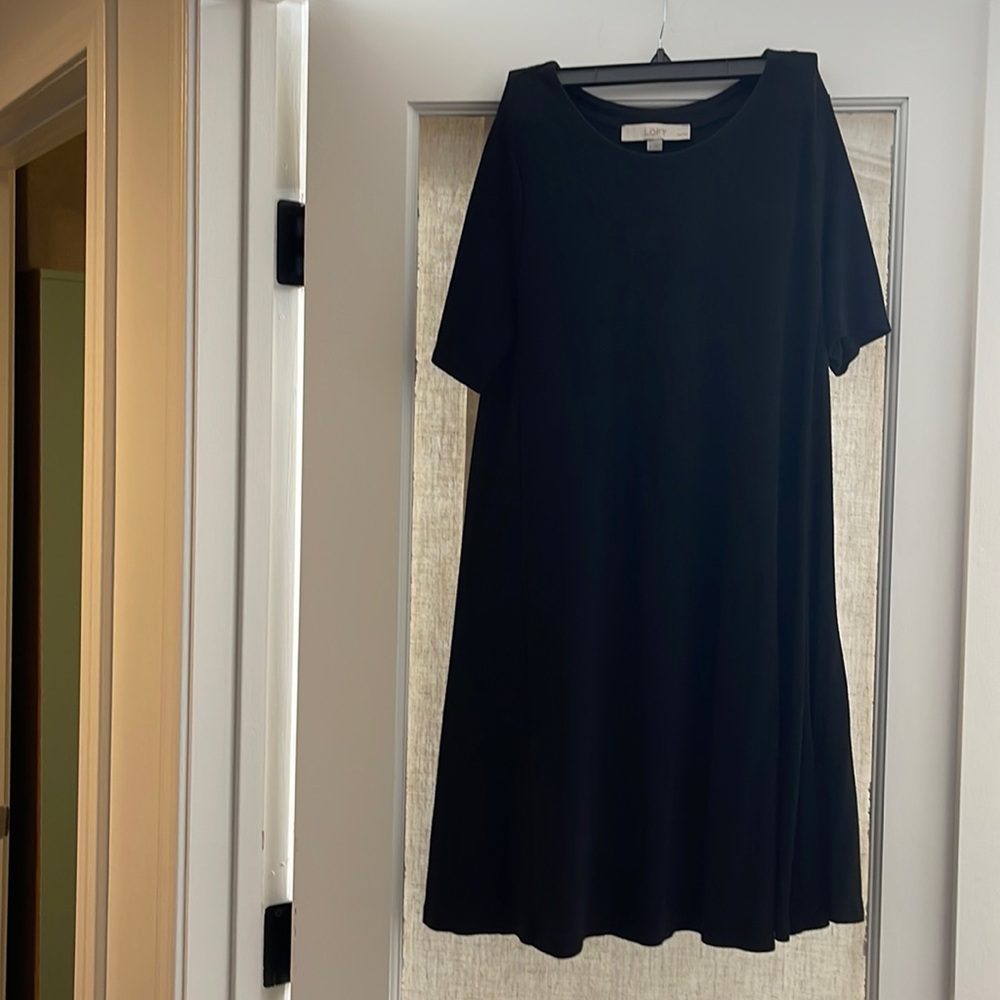 Loft black dress